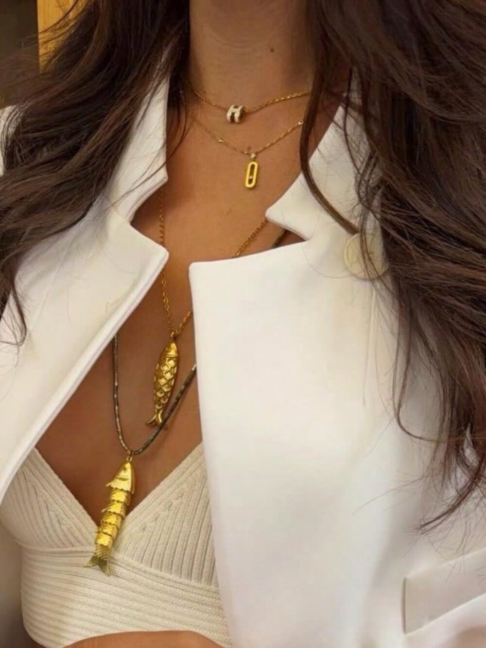 White Casual Women's Minimalist Versatile Short Sleeve Cropped Blazer - Picture 9 of 9